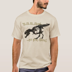 T-Rex Skellie, camiseta básica de homens