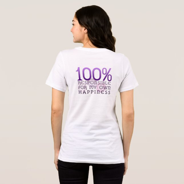 T-Shirt 100% responsável (Verso completo)