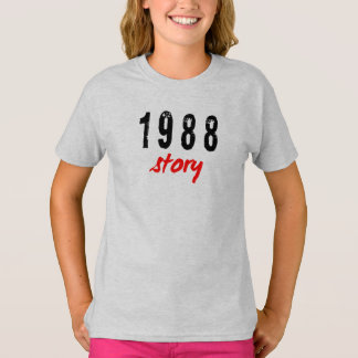 T-Shirt 1988, presente para Camisa de Aniversário 