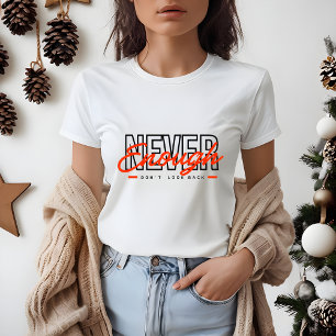 T-shirt artística de positiva