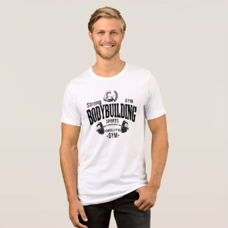 T-shirt blanc BodyBuilding