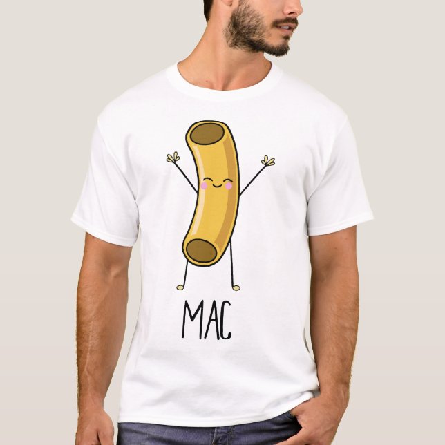 T-shirt bonito da camisa BFF MEME do Mac T do (Frente)