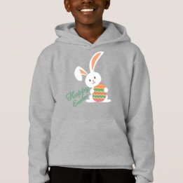 T-shirt  bunny with an easter egg in the paws.