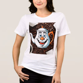 T-Shirt Cabeça de pote - Teto Engraçado do Café Lo