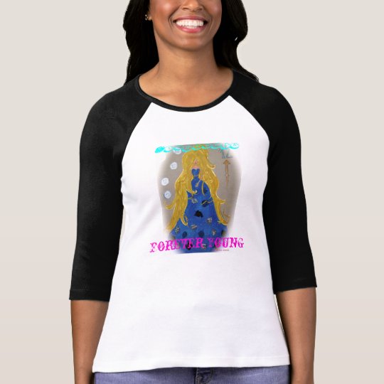 t-shirt Cinderela "Forever Young" Camiseta