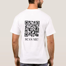 T-shirt com código QR | Camisa de Mídia Social