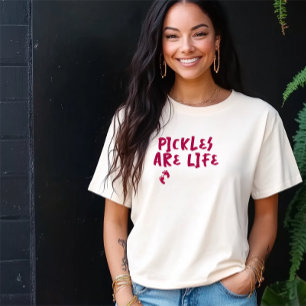 T-Shirt com uma digital de gravidez humorística