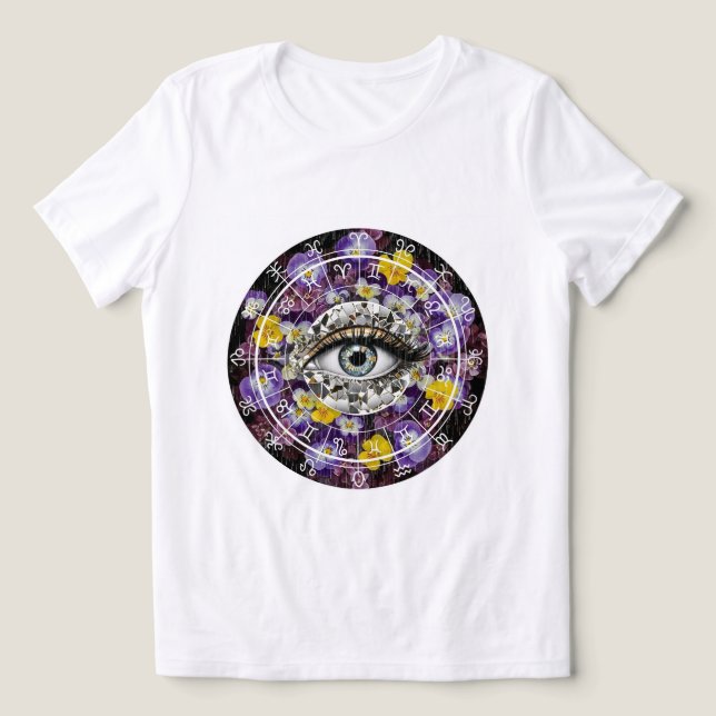 T-Shirt 👁️ Cósmica Mandala ✨ (Design frontal)
