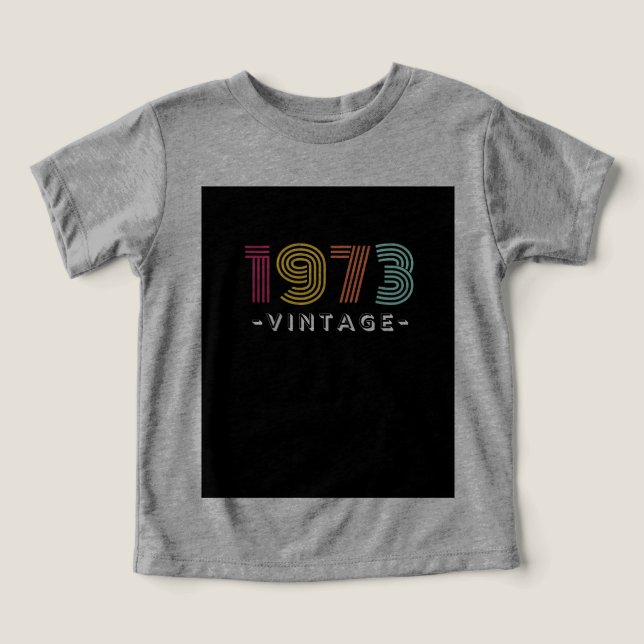 T-Shirt De 1973 Com Melhor Venda - Estilo Retroati (Design frontal)