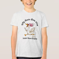 T-Shirt De Crianças Selvagens De Ganso bobo - Cari