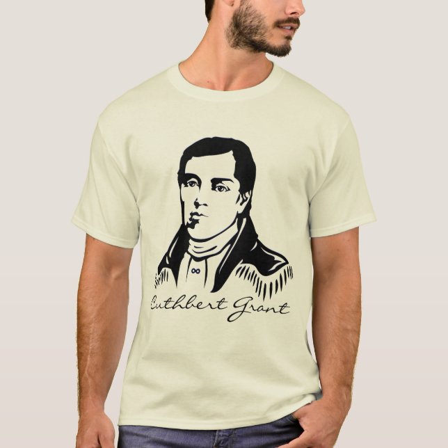 T-shirt de Cuthbert Grant Metis das camisas do (Frente)