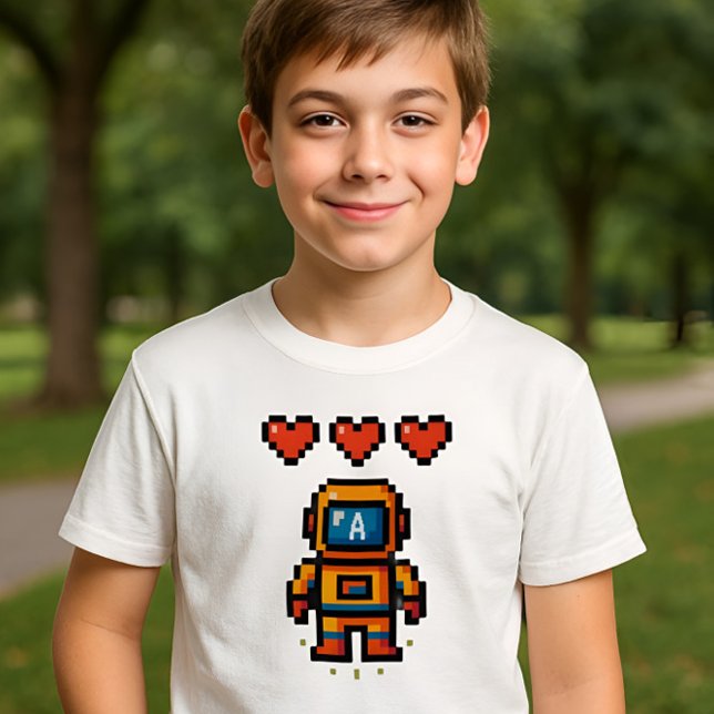 T-Shirt do Coletor de Espaços em Pixel Retro (Criador carregado)
