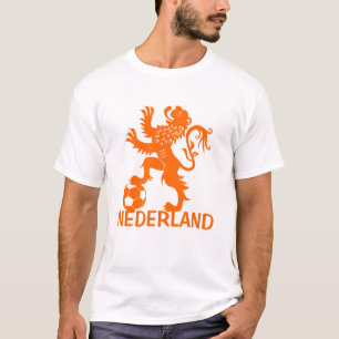 T-shirt do leão de Nederland - camisa holandesa d