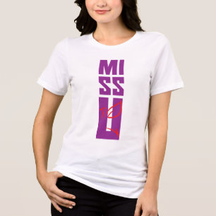 T-shirt do Sentiment ''Miss You'