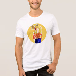 T-shirt Dolly de ponto amarelo