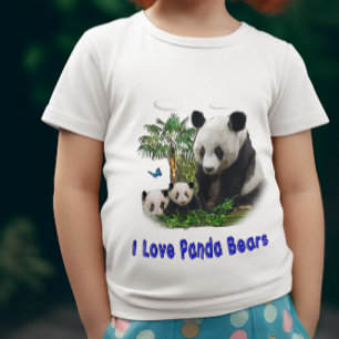 T-shirt dos ursos de panda