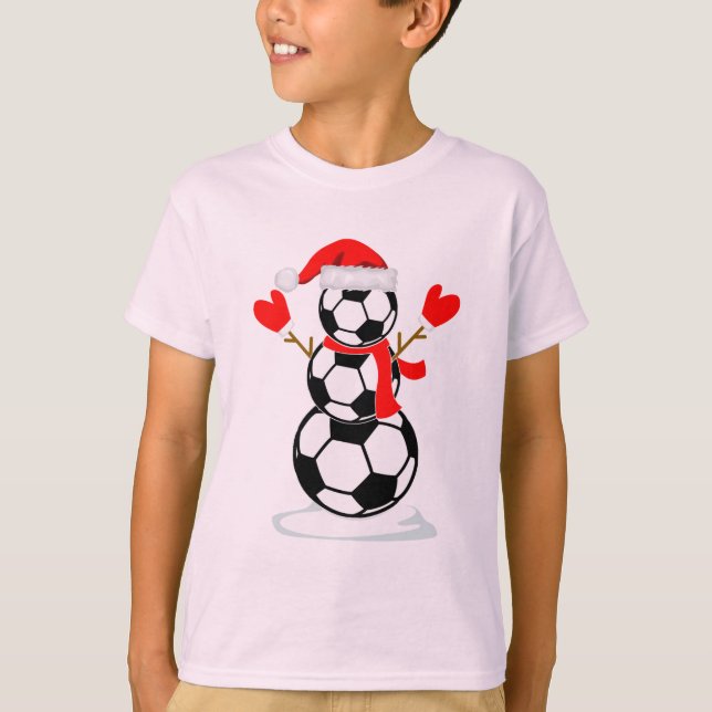 T-Shirt Engraçado Camisa De Natal Snowman (Frente)