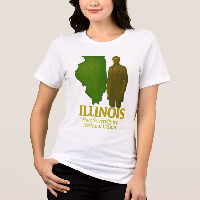 T-Shirt Estadual de Illinois... (Frente)