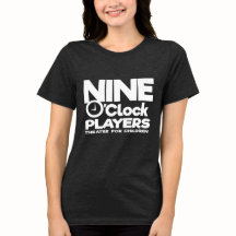 t-shirt feminina do logotipo NOP