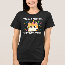 T-Shirt Festa de aniversário Envelhecida Engraçado