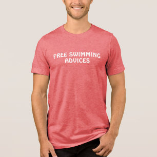 T-Shirt fino de uso masculino Avanços em Swiming