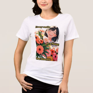T-shirt Flowers &Smiles