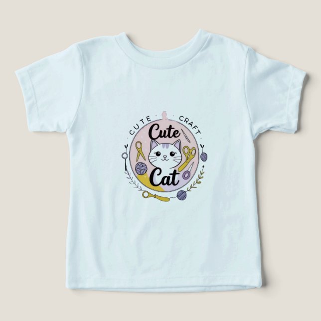 T-Shirt Gato Artesanato (Design frontal)
