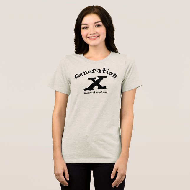 T-Shirt geração X (Frente Completa)