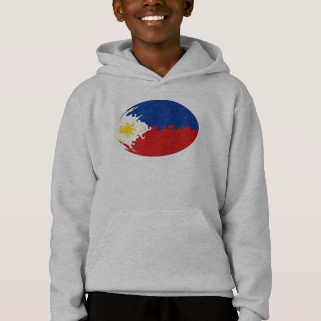 T-shirt Gnarly da bandeira de Filipinas (Frente)