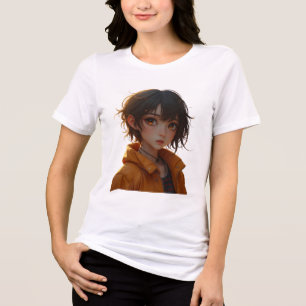 T-shirt gráfica com uma espantosa arte digital