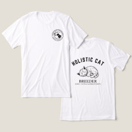 T-Shirt Holístico Criador De Gatos- T-Shirt Unisex