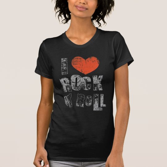 T-shirt I love rock n roll Camiseta