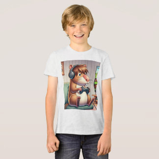 T-Shirt Infantil Clássica Gildan® 5000B – Capivara