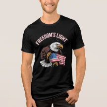 T-Shirt Luz Bald USA da Liberdade