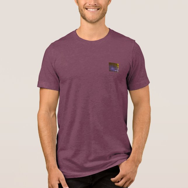 T-Shirt MENS BELLA TRI BLEND ECO STYLE LEGAL (Frente)