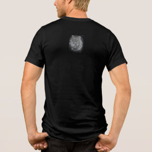 T-Shirt MENS TRI BLEND LION DESIGN