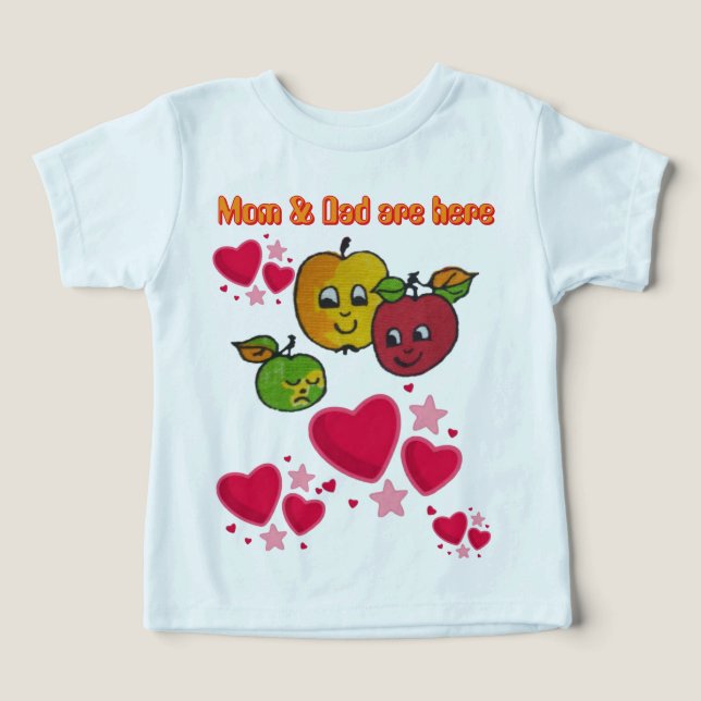 T-Shirt Mom and Dad (Design frontal)