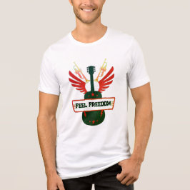 T-Shirt Música Sentir Liberdade | Trilha Freefit U