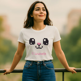 T-Shirt Personalizado Do Quixel Bunny Kawaii