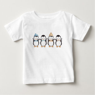 T-Shirt Pinguin - Camisa De Nascimento