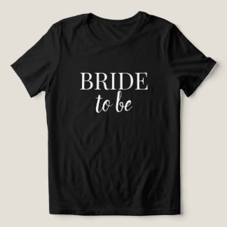 T-Shirt Preto e Branco Noiva Para Ser