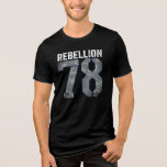 T-Shirt Rebellion78<br><div class="desc">A simple digital font design of my store RebellionRosesClub78 This particular design has two layers of colors and digital shapes within the number 78.</div>
