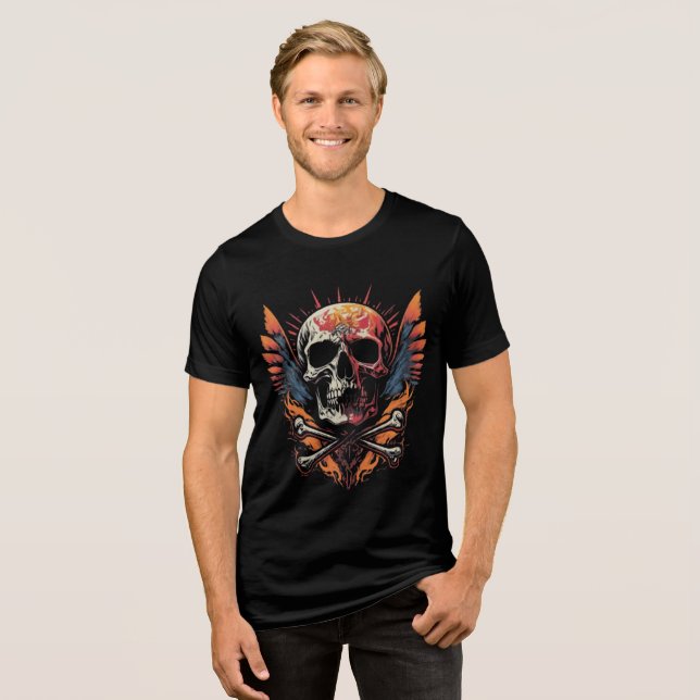 T-shirt Rebellious Rock & Roll 2 (Frente Completa)
