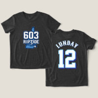 t-shirt Riptide YOUTH Unisex 603 w Nome e Número