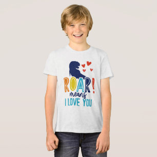 T-Shirt ROAR with Love - Dino Kids' Tee