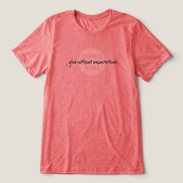 T-Shirt sem expectativas (Design frontal)