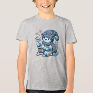T-Shirt Snowman Boys
