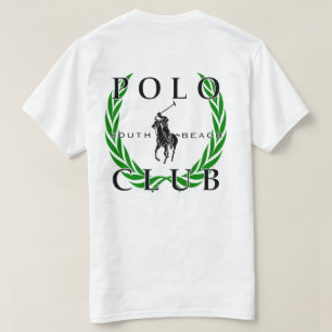 T-shirt sul dos homens do clube do polo da praia