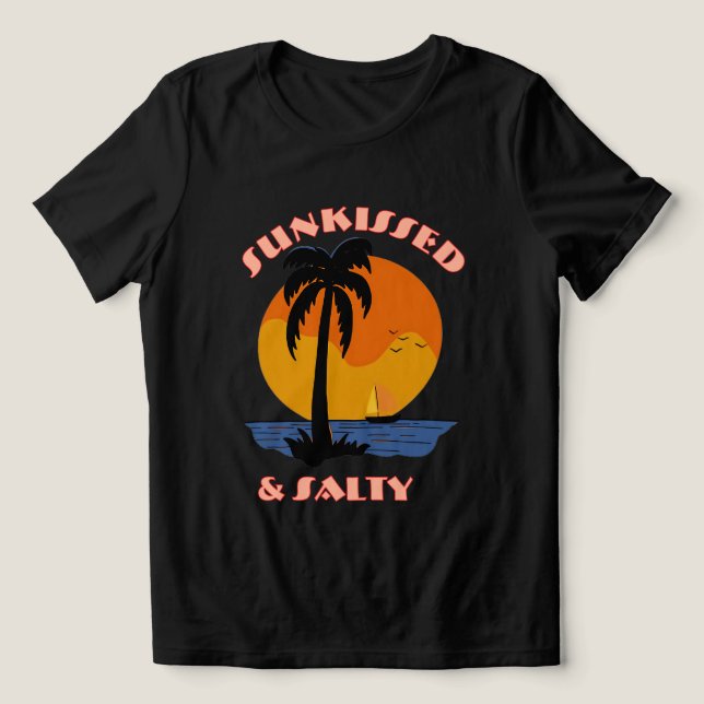 T-Shirt Sunkisand Salty (Design frontal)