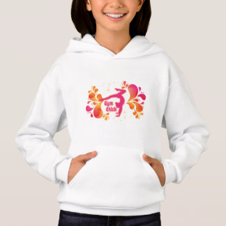 T-shirt, tanques & Hoodies da ginástica da menina